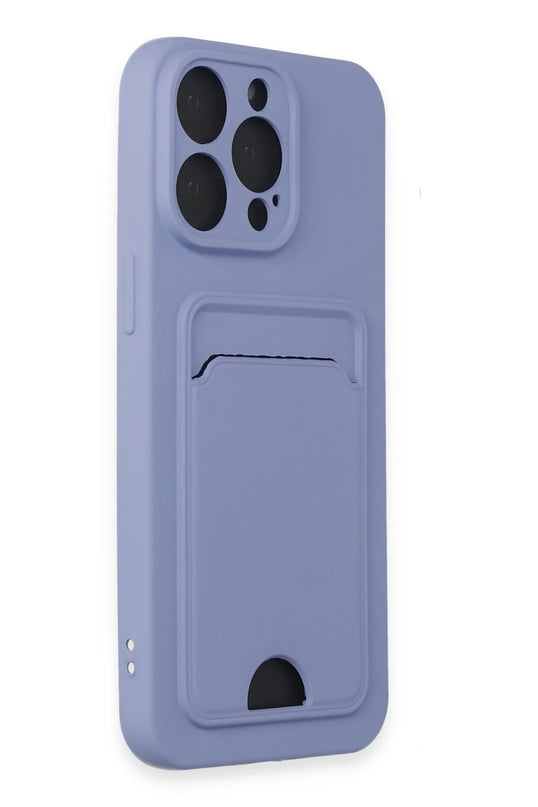 iPhone 14 Pro Max Kelvin Kartvizitli Silikon Kılıf - Lila 2