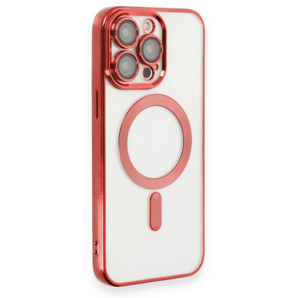 iPhone 14 Pro Max Kross Magneticsafe Kapak Kılıf - Kırmızı