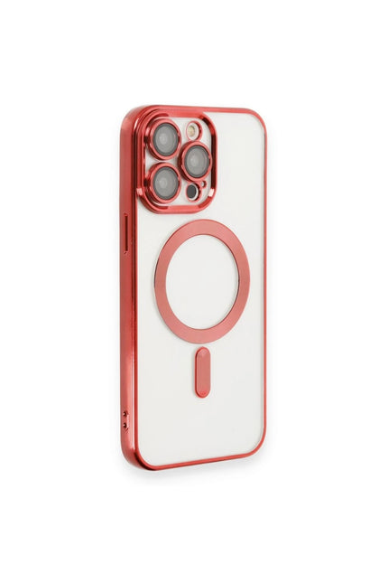 iPhone 14 Pro Max Kross Magneticsafe Kapak Kılıf - Kırmızı