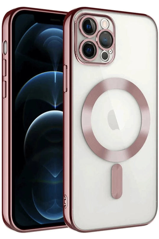 iPhone 14 Pro Max Kross Magneticsafe Kapak Kılıf - Rose