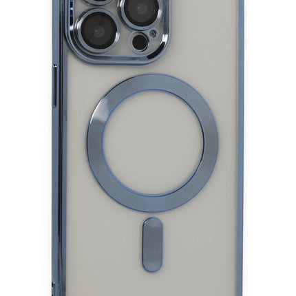 iPhone 14 Pro Max Kross Magneticsafe Kapak Kılıf - Sierra Blue