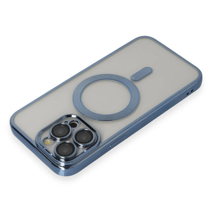 iPhone 14 Pro Max Kross Magneticsafe Kapak Kılıf - Sierra Blue 3