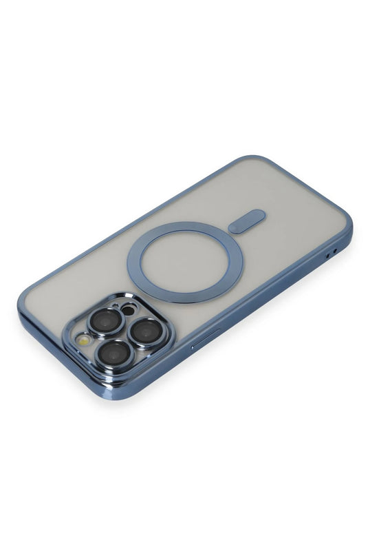 iPhone 14 Pro Max Kross Magneticsafe Kapak Kılıf - Sierra Blue 3