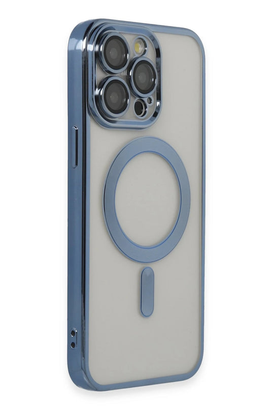 iPhone 14 Pro Max Kross Magneticsafe Kapak Kılıf - Sierra Blue 2