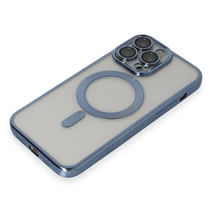 iPhone 14 Pro Max Kross Magneticsafe Kapak Kılıf - Sierra Blue 4
