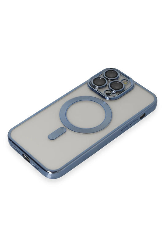 iPhone 14 Pro Max Kross Magneticsafe Kapak Kılıf - Sierra Blue 4