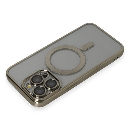 iPhone 14 Pro Max Kross Magneticsafe Kapak Kılıf - Titan Gri 3