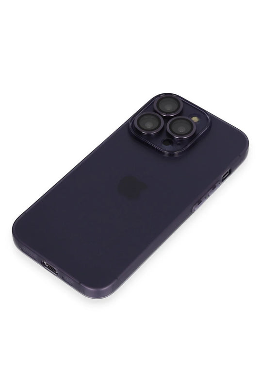 iPhone 14 Pro Max Luko Lens Silikon Kılıf - Siyah 6