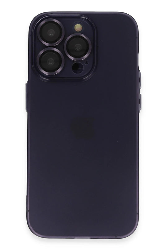 iPhone 14 Pro Max Luko Lens Silikon Kılıf - Siyah