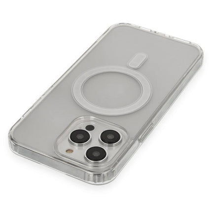 iPhone 14 Pro Max Matte Şeffaf Magneticsafe Kılıf 3