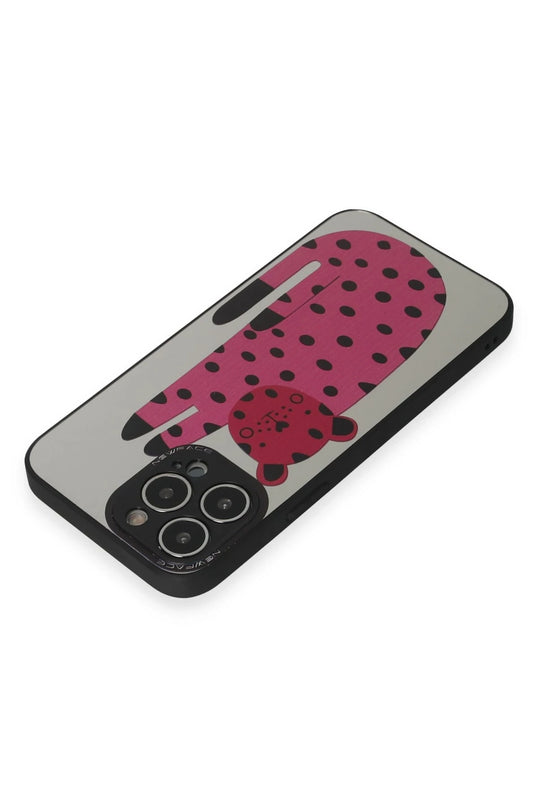 iPhone 14 Pro Max Mirror Desenli Kapak Kılıf - Desen 12 3