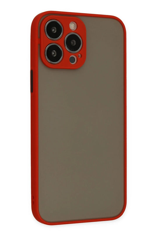 iPhone 14 Pro Max Montreal Silikon Kapak Kılıf - Kırmızı 2