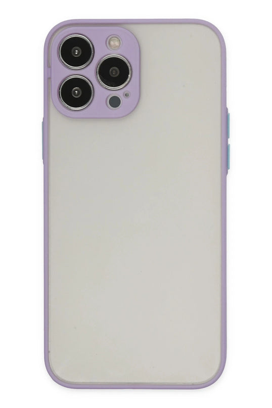iPhone 14 Pro Max Montreal Silikon Kapak Kılıf - Mor