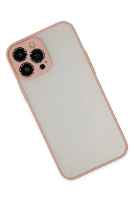 iPhone 14 Pro Max Montreal Silikon Kapak Kılıf - Pembe 3