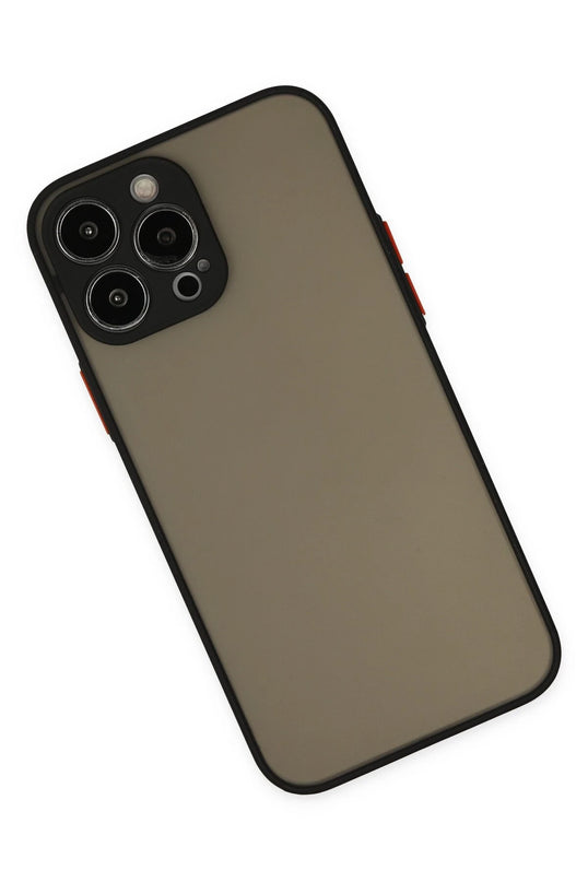 iPhone 14 Pro Max Montreal Silikon Kapak Kılıf - Siyah 3