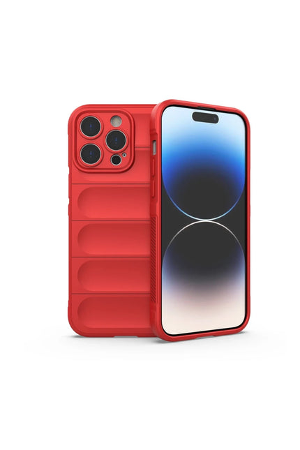 iPhone 14 Pro Max Optimum Silikon Kılıf - Kırmızı