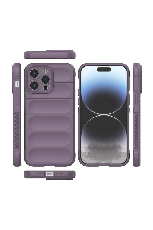 iPhone 14 Pro Max Optimum Silikon Kılıf - Mor 3