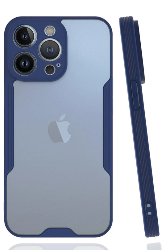 iPhone 14 Pro Max Platin Silikon Kılıf - Lacivert