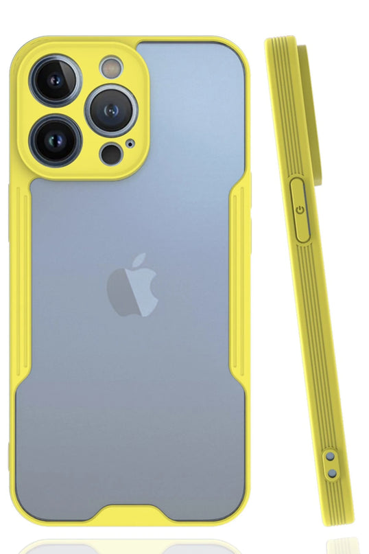 iPhone 14 Pro Max Platin Silikon Kılıf - Sarı