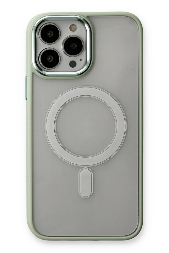 iPhone 14 Pro Max Room Magneticsafe Silikon Kılıf - Su Yeşili 2