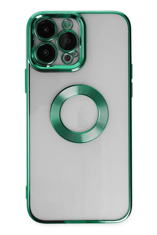 iPhone 14 Pro Max Slot Silikon Kılıf - Köknar Yeşili