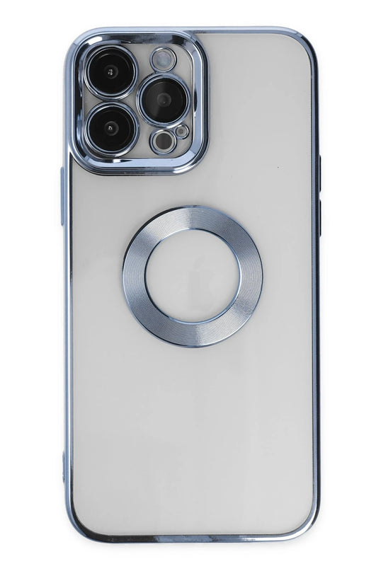 iPhone 14 Pro Max Slot Silikon Kılıf - Sierra Blue