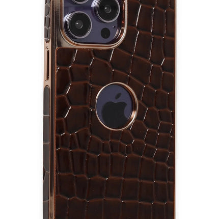 iPhone 14 Pro Max Snake Kapak Kılıf - Bordo