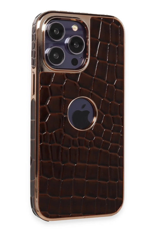 iPhone 14 Pro Max Snake Kapak Kılıf - Bordo