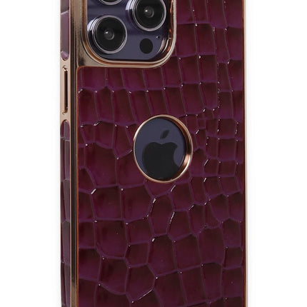 iPhone 14 Pro Max Snake Kapak Kılıf - Derin Mor