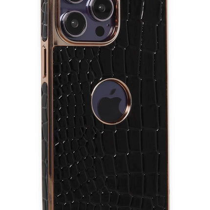 iPhone 14 Pro Max Snake Kapak Kılıf - Siyah