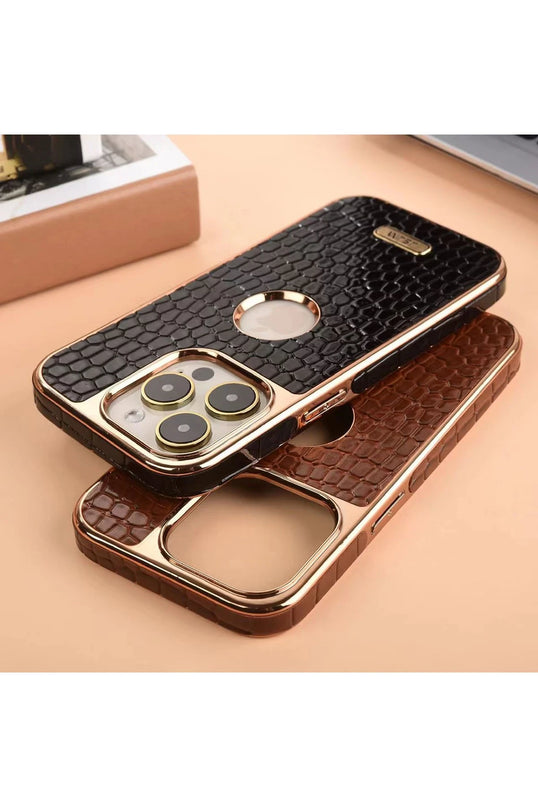 iPhone 14 Pro Max Snake Kapak Kılıf - Siyah 3