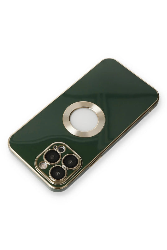 iPhone 14 Pro Max Store Silikon Kılıf - Yeşil 4