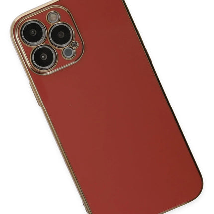 iPhone 14 Pro Max Volet Silikon Kılıf - Kırmızı 3