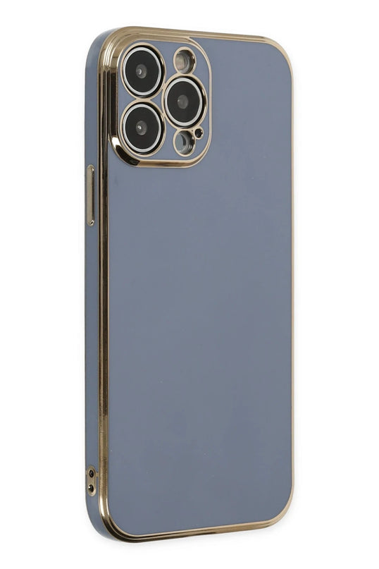 iPhone 14 Pro Max Volet Silikon Kılıf - Mavi