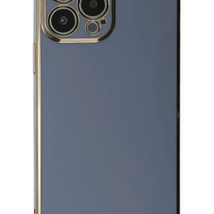 iPhone 14 Pro Max Volet Silikon Kılıf - Mavi 2
