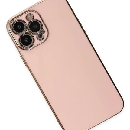 iPhone 14 Pro Max Volet Silikon Kılıf - Pembe 3
