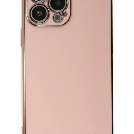 iPhone 14 Pro Max Volet Silikon Kılıf - Pembe 2