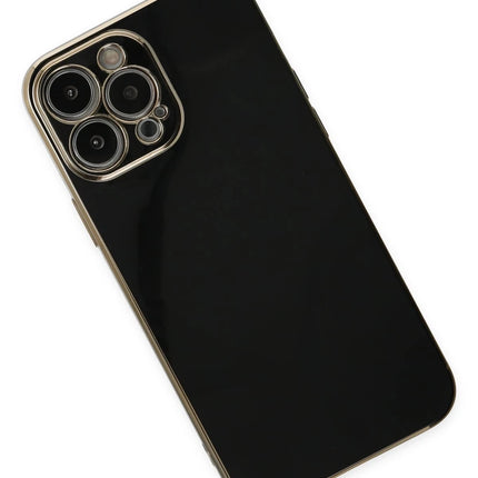 iPhone 14 Pro Max Volet Silikon Kılıf - Siyah 3