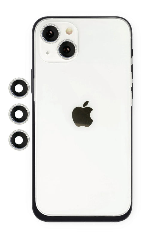 iPhone 14 Shine Kamera Lens - Gümüş