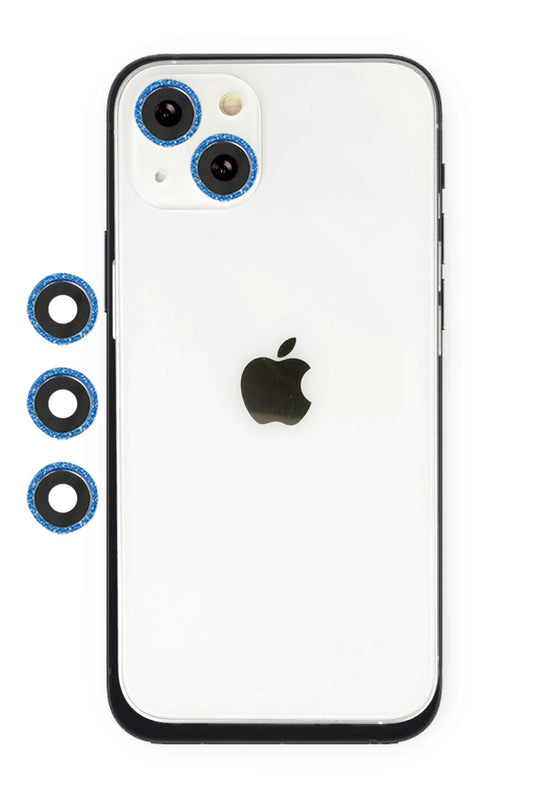 iPhone 14 Shine Kamera Lens - Mavi