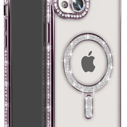iPhone 15 Joke Simli Magneticsafe Kılıf - Derin Mor