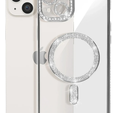 iPhone 15 Joke Simli Magneticsafe Kılıf - Gümüş 3