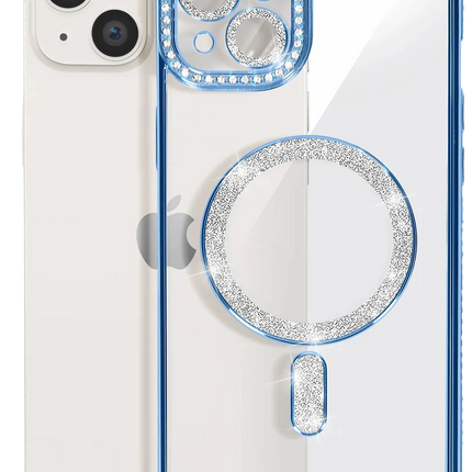 iPhone 15 Joke Simli Magneticsafe Kılıf - Mavi 3