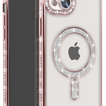 iPhone 15 Joke Simli Magneticsafe Kılıf - Pembe