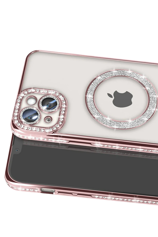 iPhone 15 Joke Simli Magneticsafe Kılıf - Pembe 2