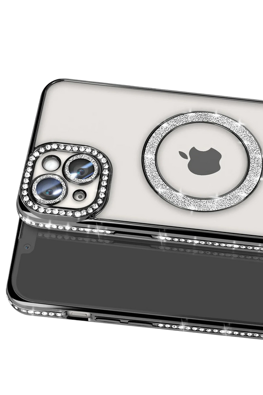 iPhone 15 Joke Simli Magneticsafe Kılıf - Siyah 2