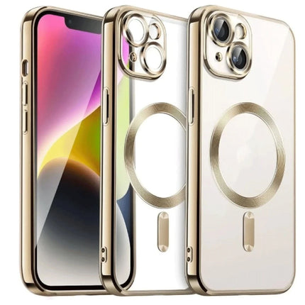 iPhone 15 Kross Magneticsafe Kapak Kılıf - Gold
