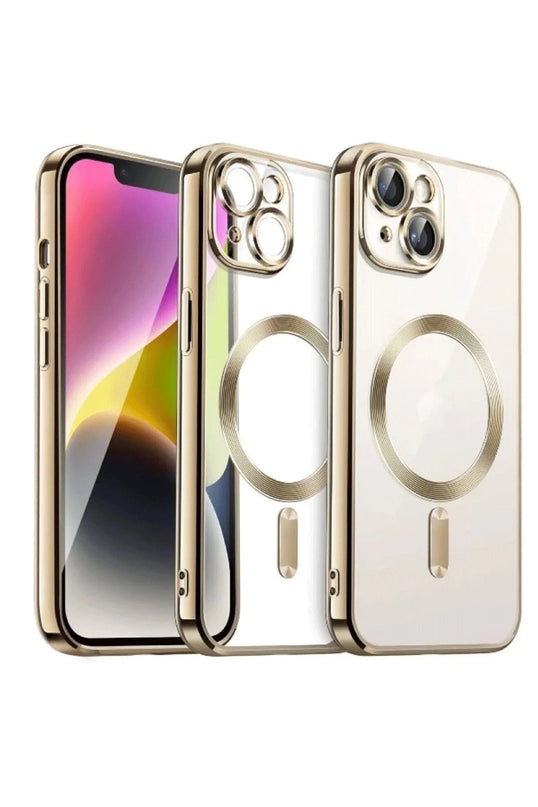 iPhone 15 Kross Magneticsafe Kapak Kılıf - Gold