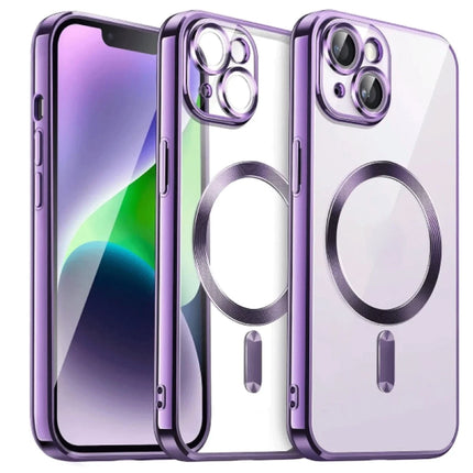 iPhone 15 Kross Magneticsafe Kapak Kılıf - Mor
