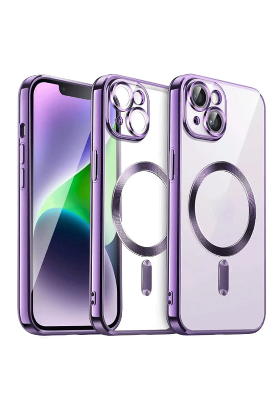 iPhone 15 Kross Magneticsafe Kapak Kılıf - Mor